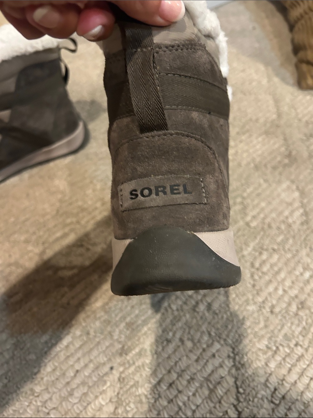 Sorel Women's Winter Lace-Up Boot in Gray - Picture 5 of 13